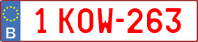 Truck License Plate